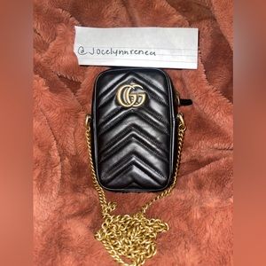 Gucci Marmont Mini Vertical Crossbody bag - with box and dust bag